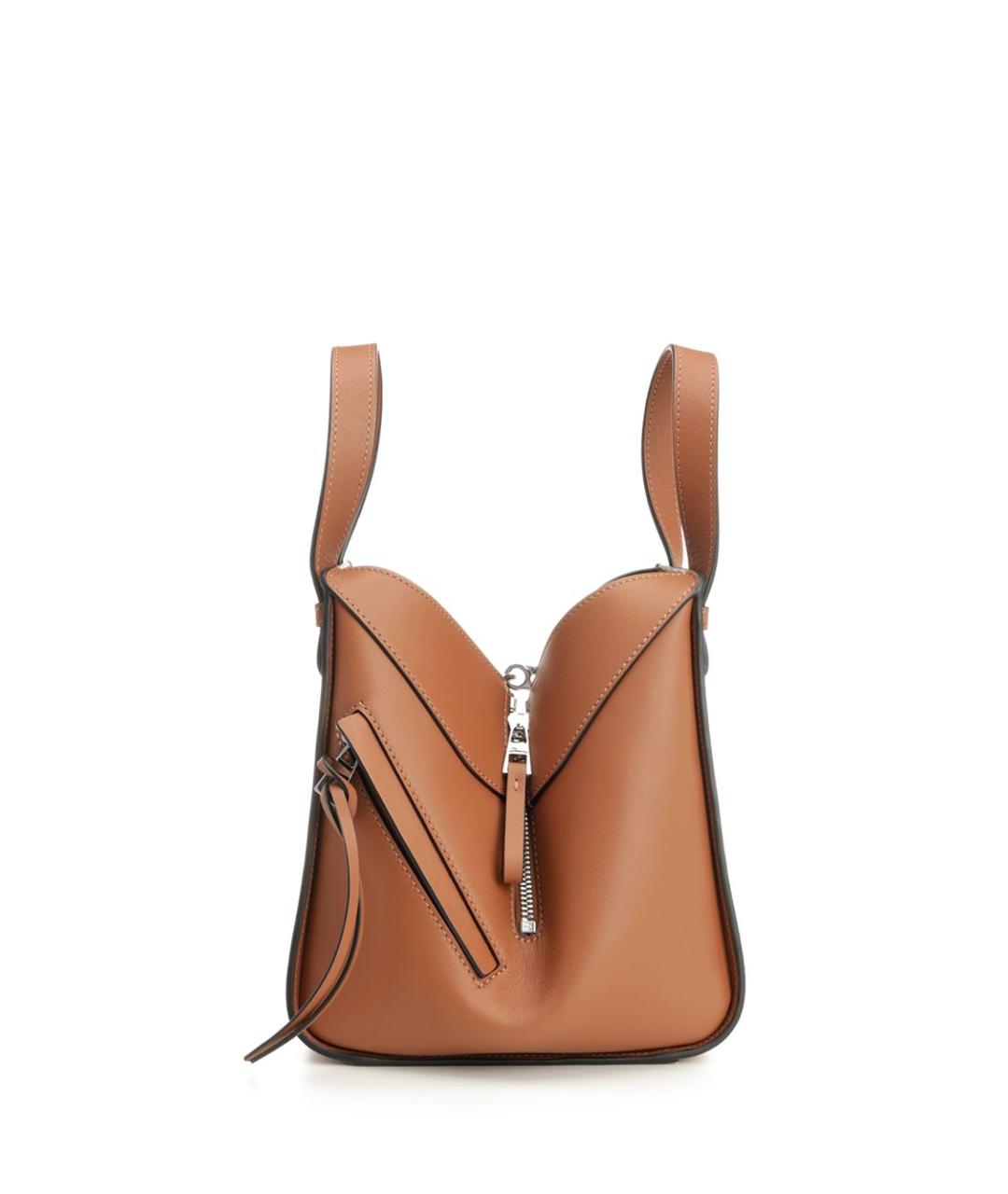 LOEWE Коричневая кожаная сумка тоут, фото 1