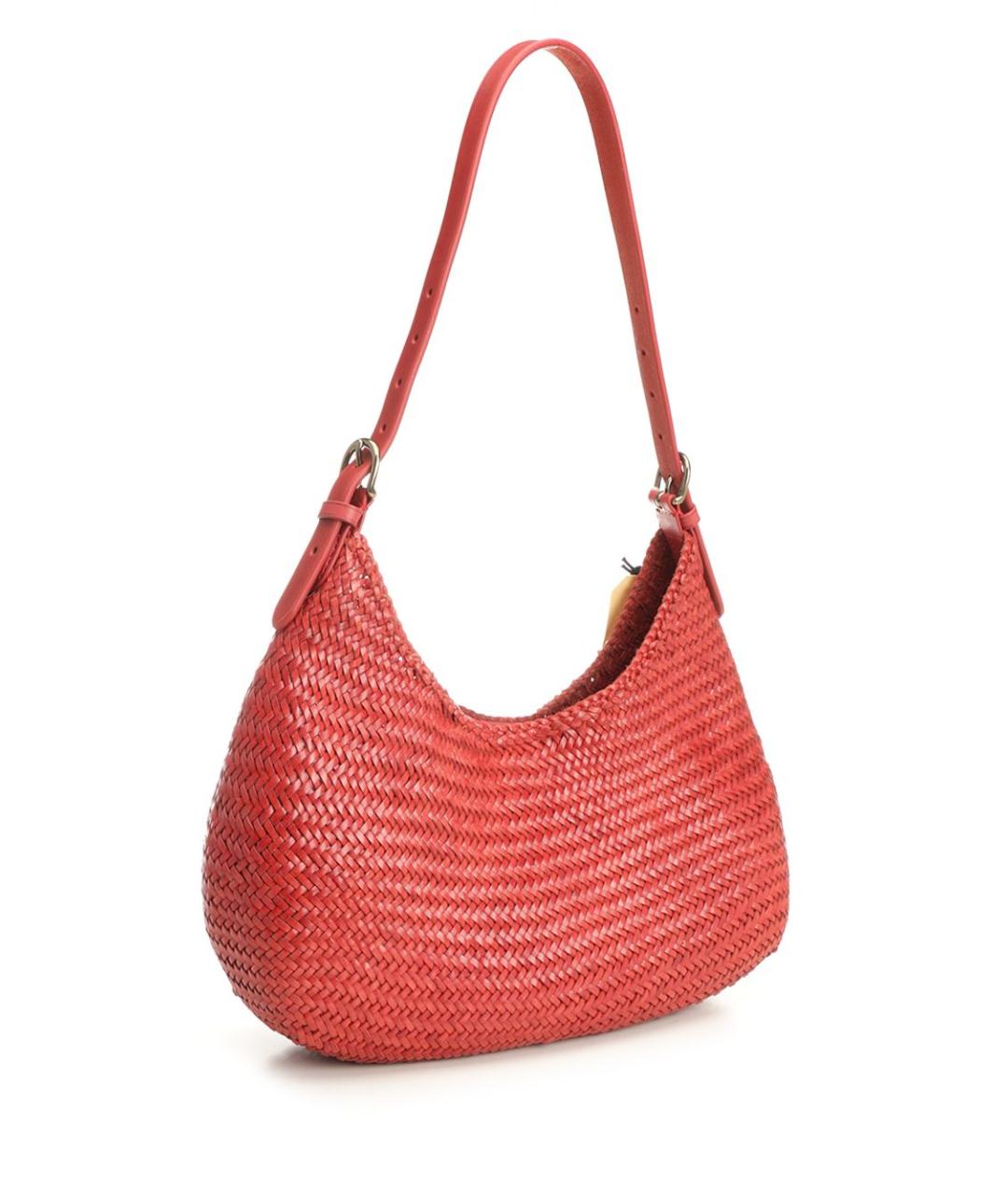 Dragon Diffusion Красная кожаная сумка через плечо, фото 2