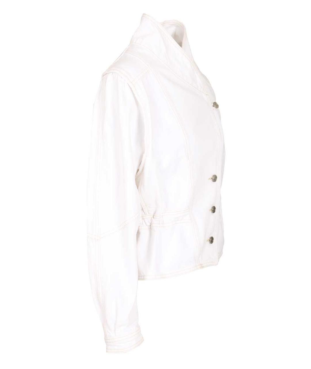 ISABEL MARANT Белый хлопковый жакет/пиджак, фото 3