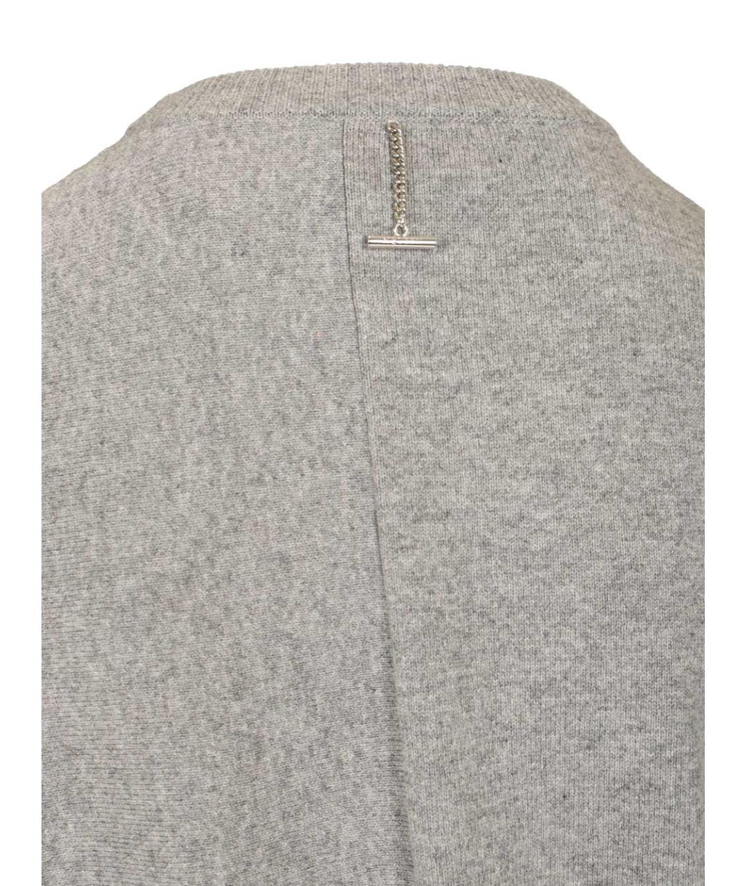 ALEXANDER MCQUEEN Серый кашемировый джемпер / свитер, фото 5