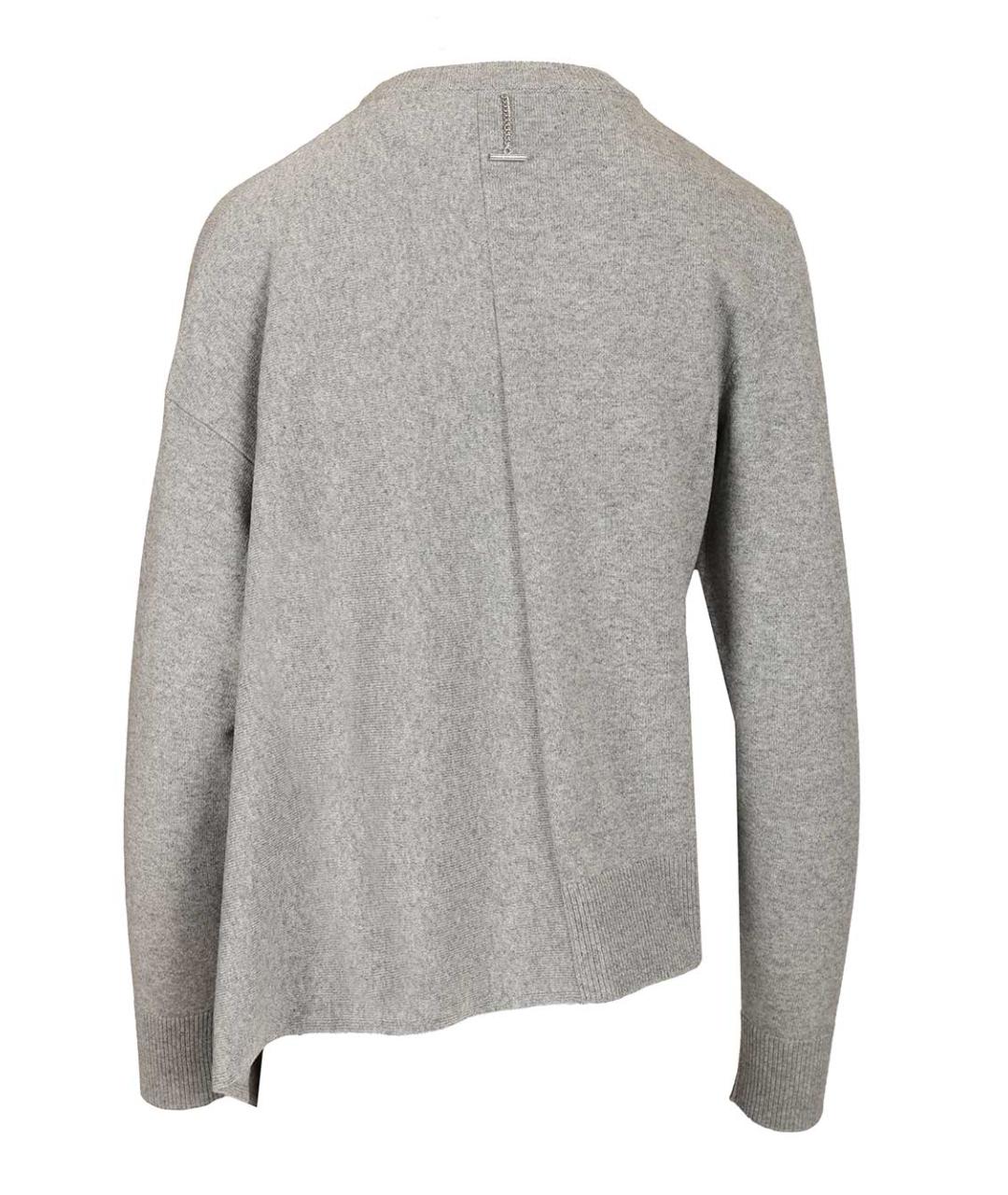 ALEXANDER MCQUEEN Серый кашемировый джемпер / свитер, фото 2