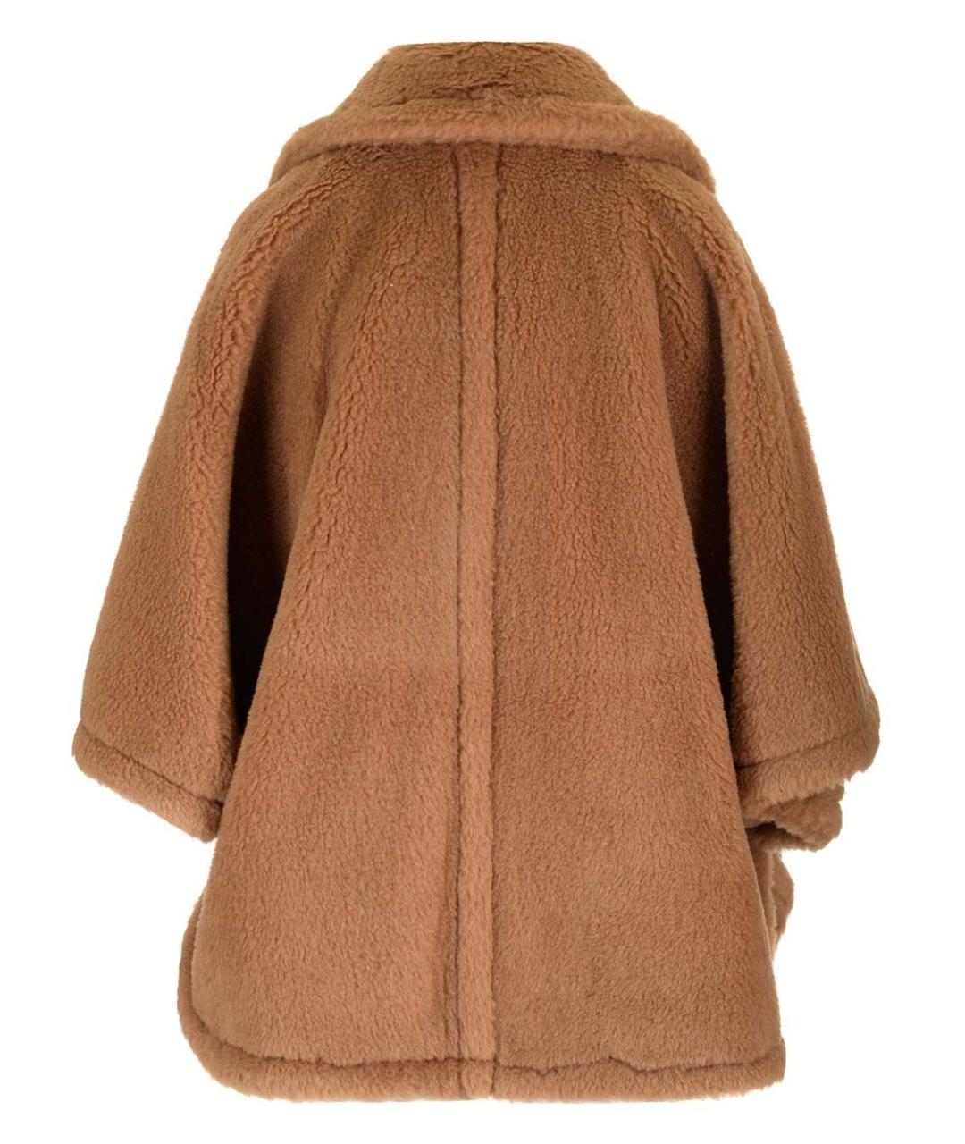 MAX MARA Бежевая шерстяная шуба, фото 2