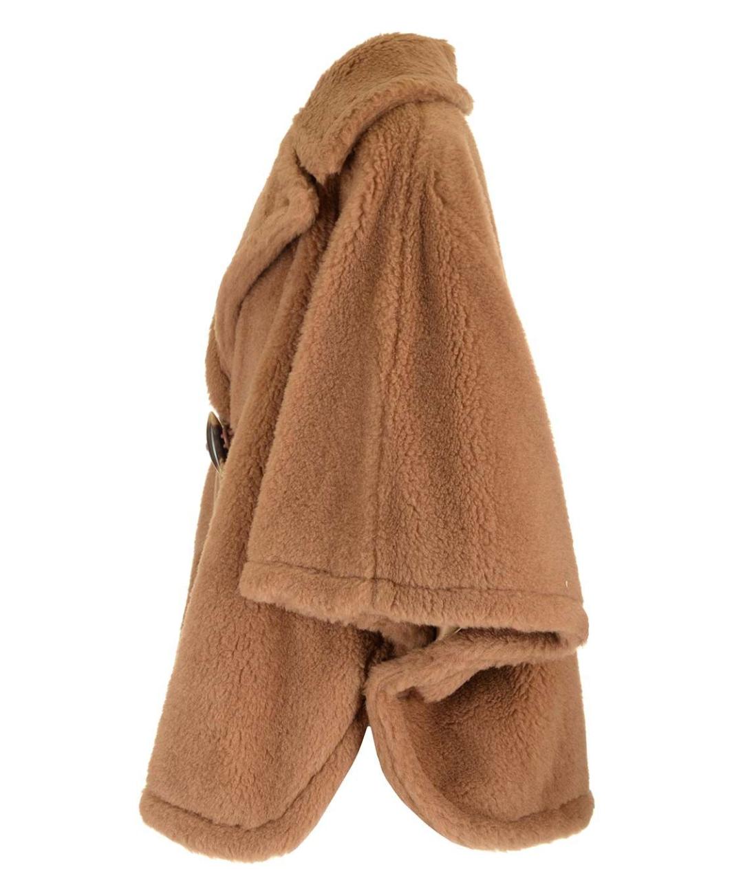 MAX MARA Бежевая шерстяная шуба, фото 3