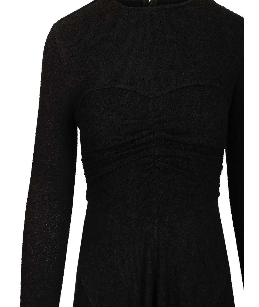 ISABEL MARANT Черное хлопковое повседневное платье, фото 4