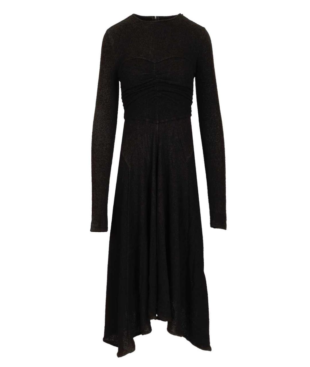 ISABEL MARANT Черное хлопковое повседневное платье, фото 1