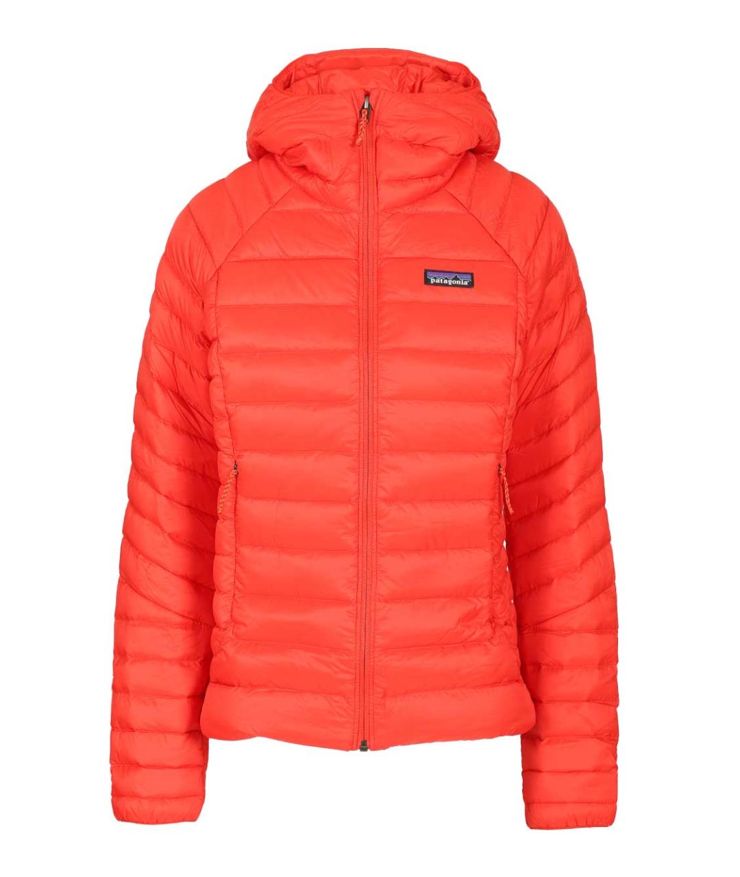 PATAGONIA Красный полиамидовый пуховик, фото 1