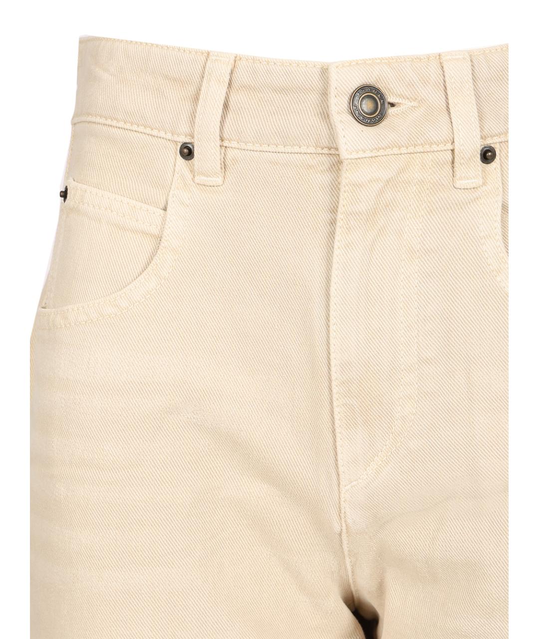 ISABEL MARANT Коричневые хлопковые прямые джинсы, фото 4