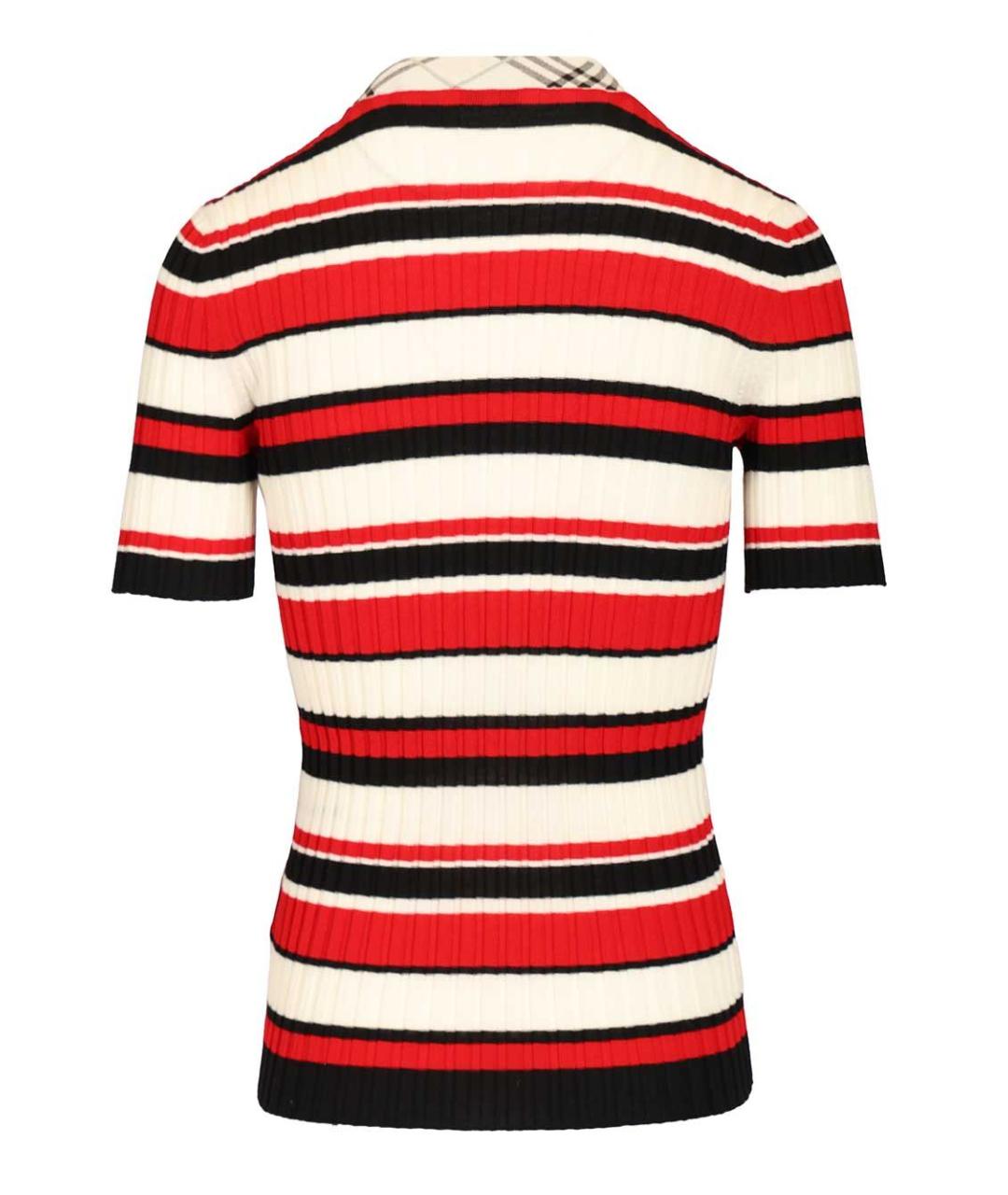 BURBERRY Мульти шерстяная футболка, фото 2