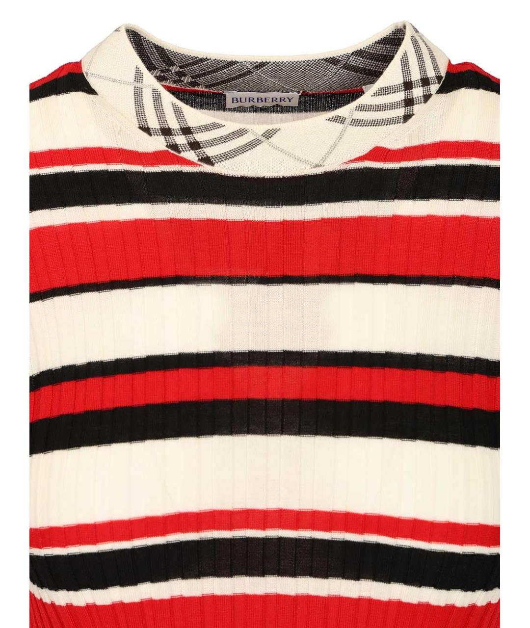 BURBERRY Мульти шерстяная футболка, фото 3