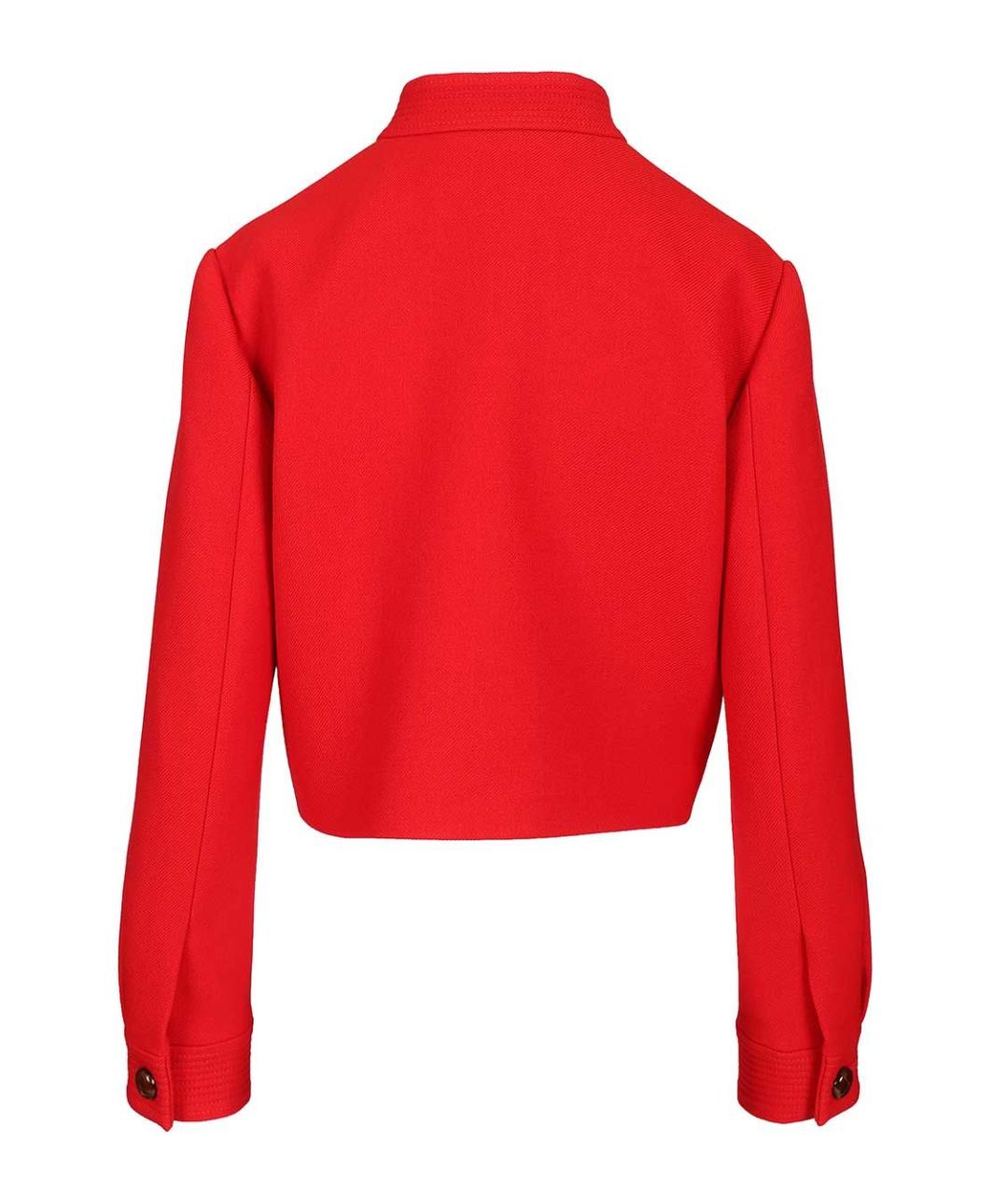 VALENTINO Красная шерстяная куртка, фото 2