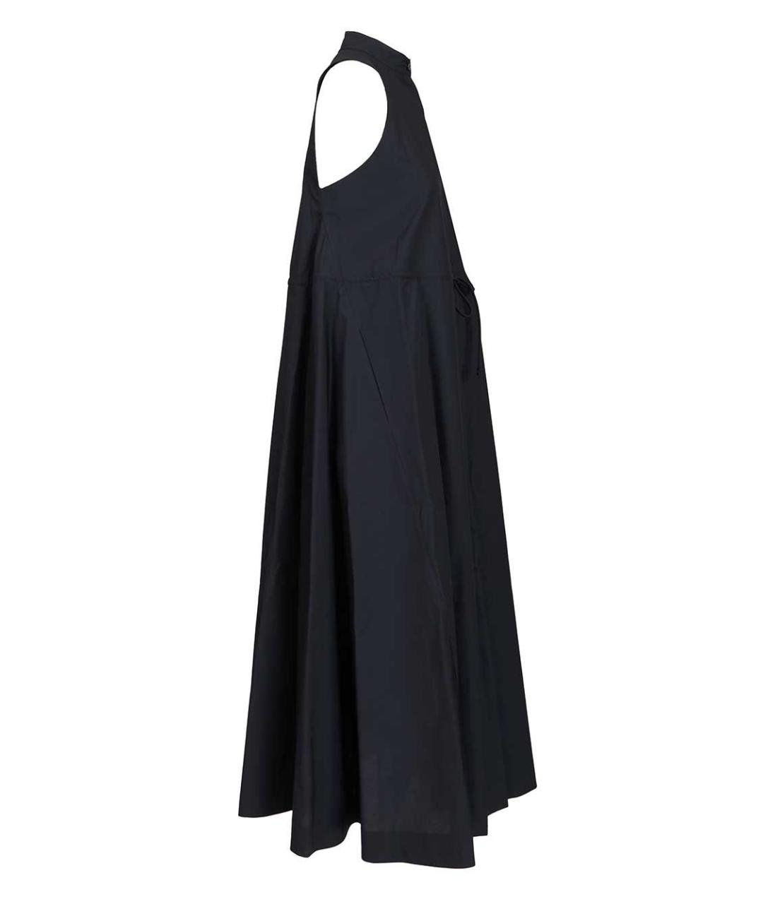 EMPORIO ARMANI Темно-синее хлопковое повседневное платье, фото 3