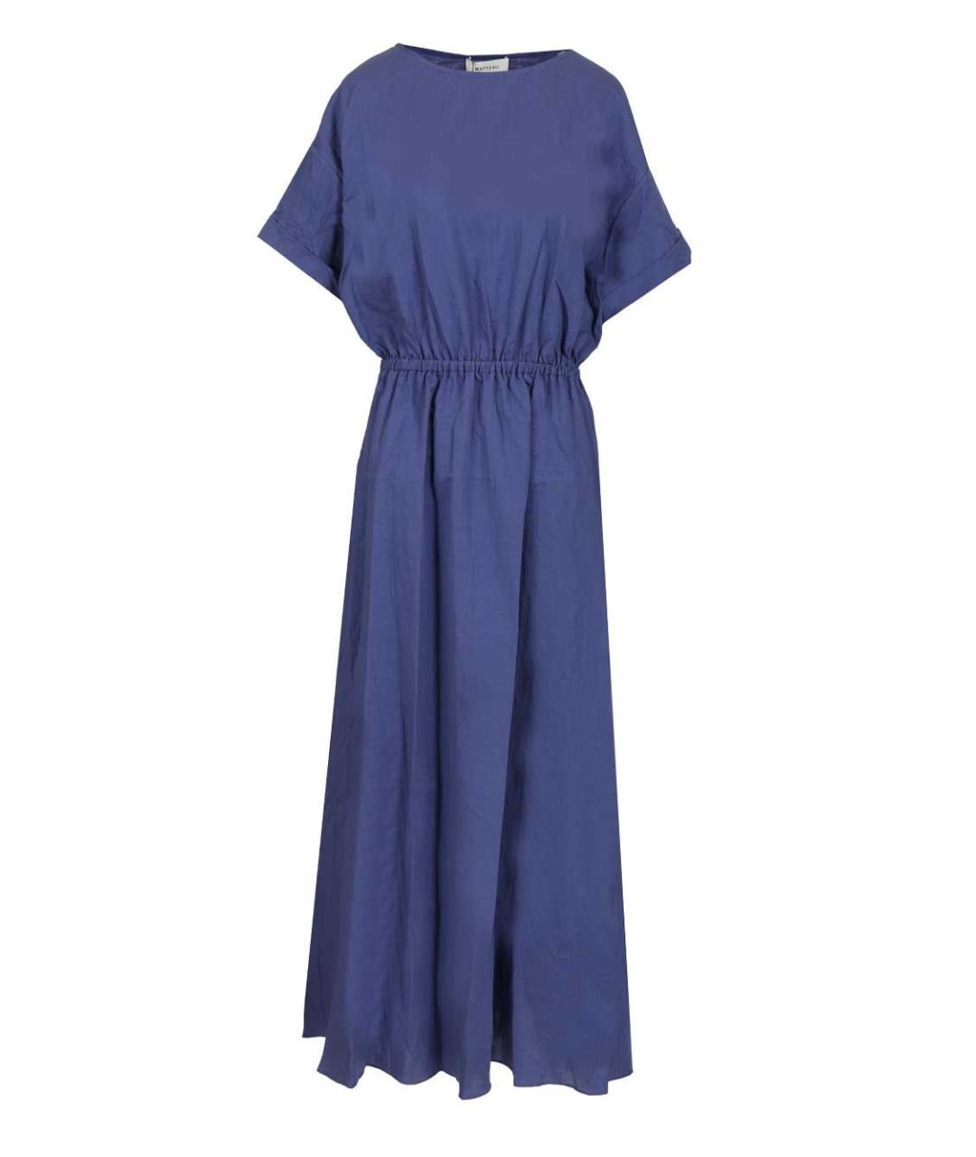 MATTEAU Синее хлопковое платье, фото 1