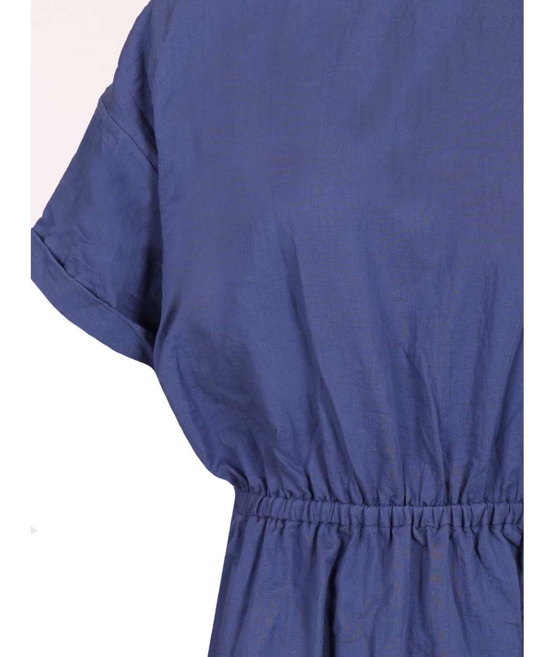 MATTEAU Синее хлопковое платье, фото 4