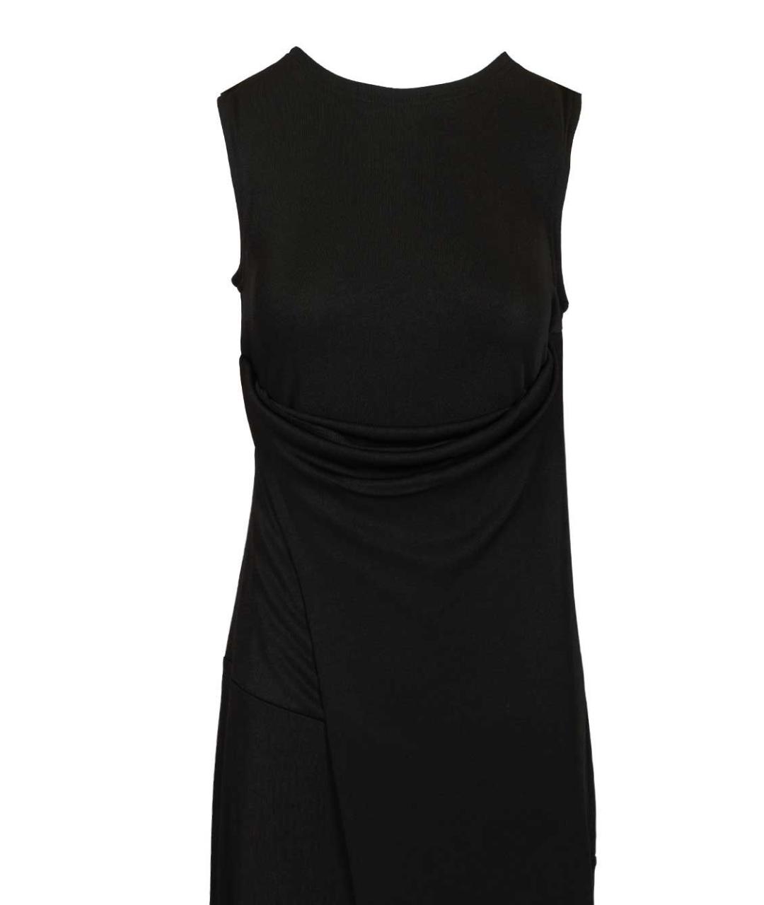 Ami Paris Черное полиамидовое вечернее платье, фото 4