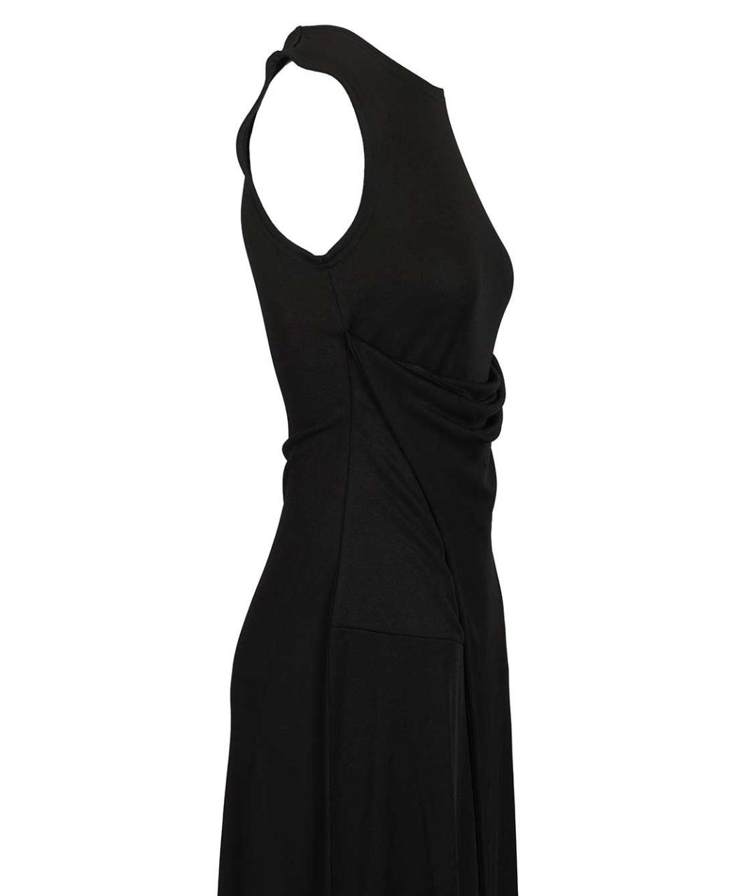 Ami Paris Черное полиамидовое вечернее платье, фото 5