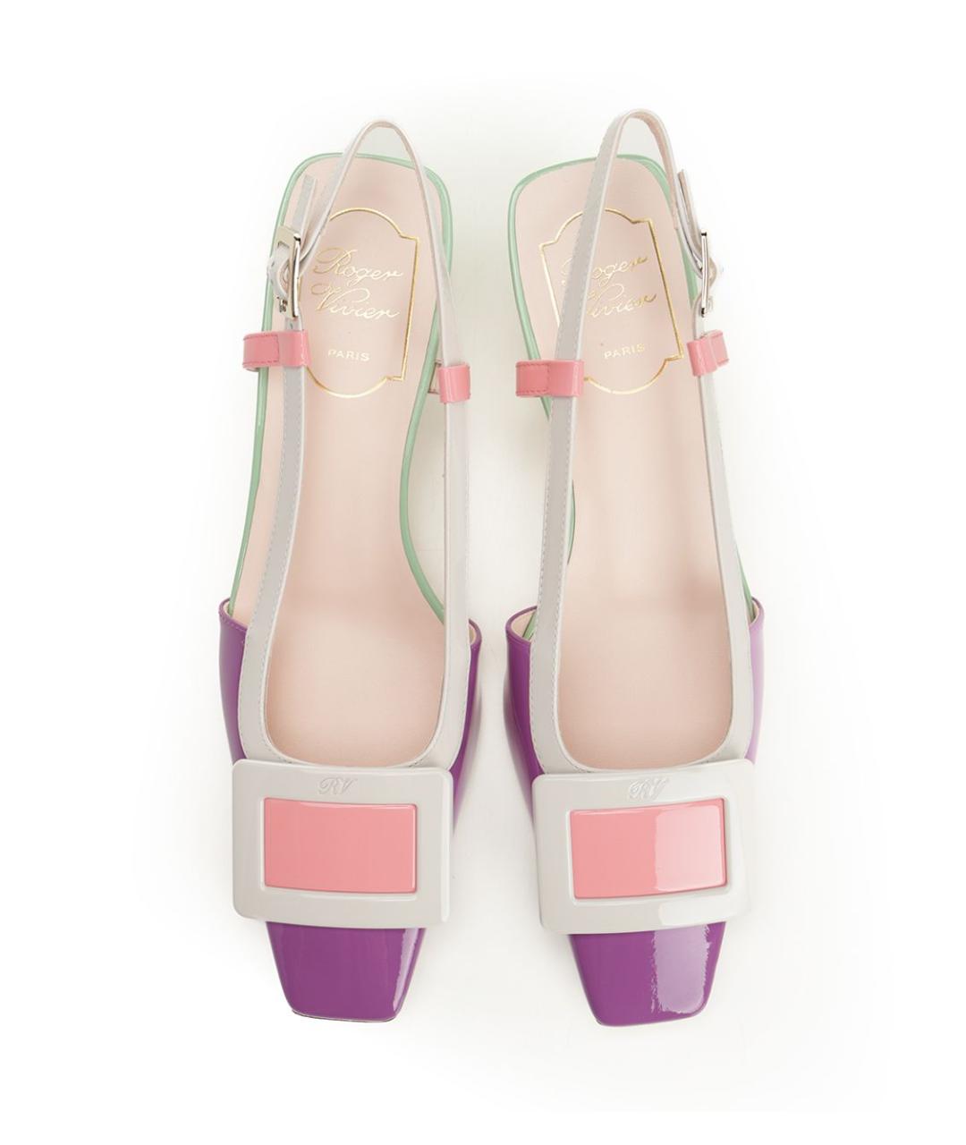 ROGER VIVIER Мульти кожаные туфли, фото 5