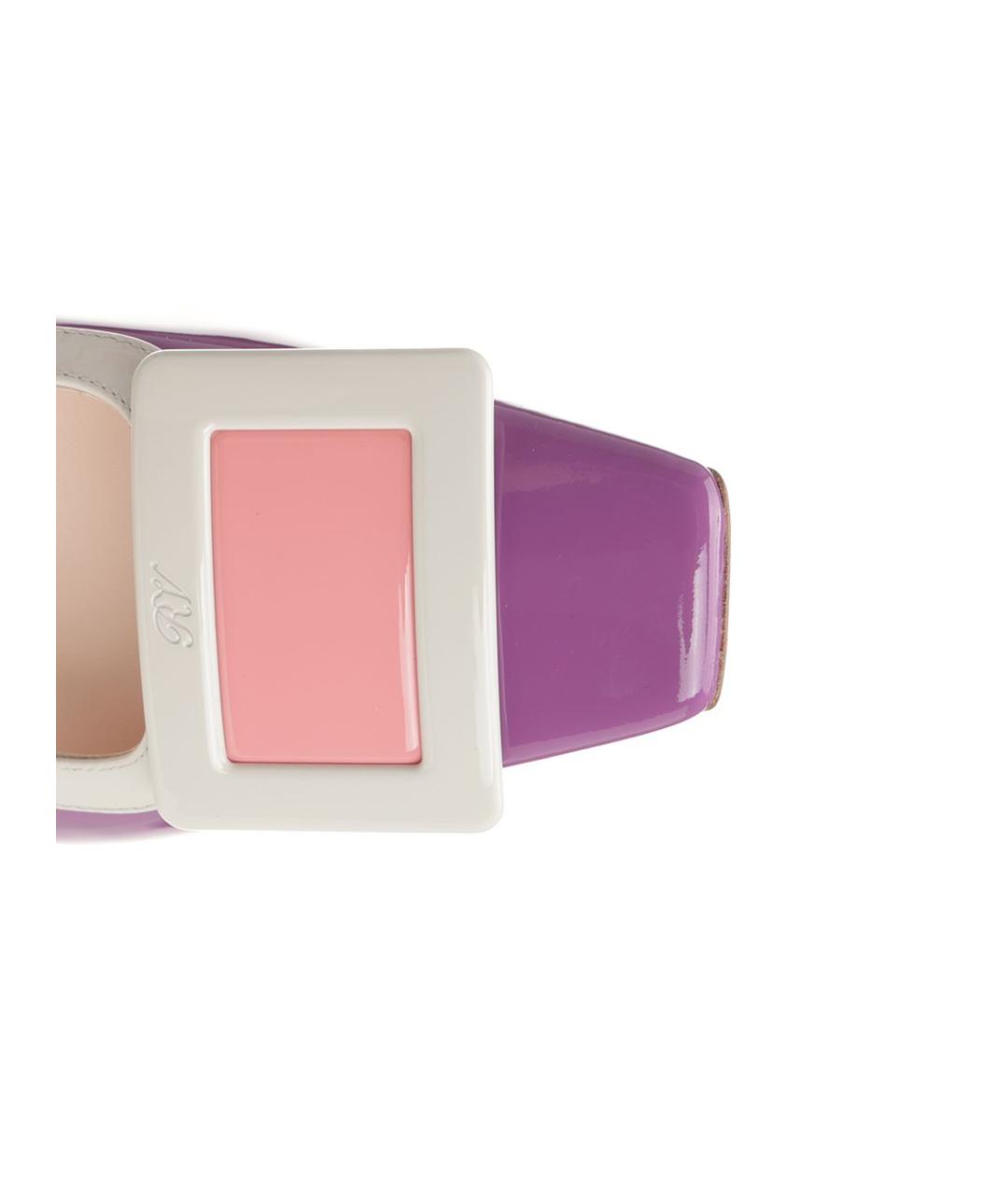 ROGER VIVIER Мульти кожаные туфли, фото 4