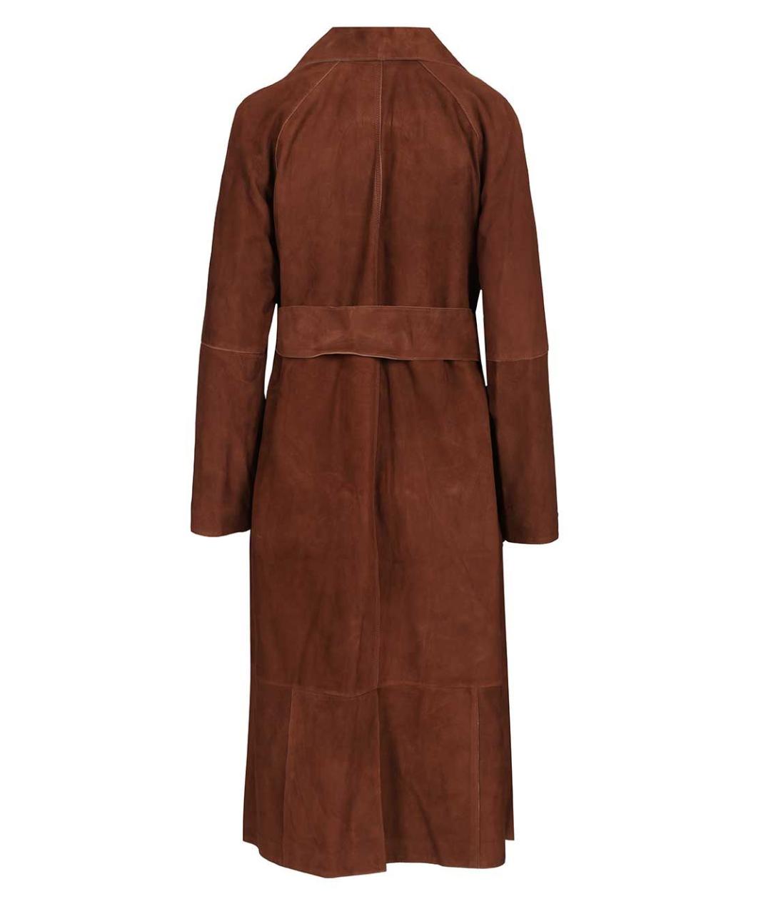 ARMA Коричневый замшевый тренч/плащ, фото 2