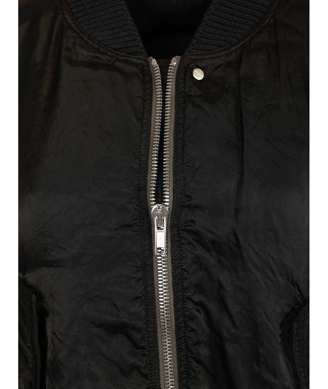 RICK OWENS Черная полиамидовая куртка, фото 5