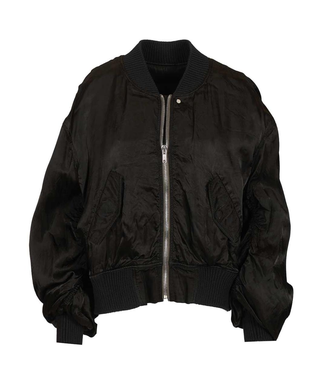 RICK OWENS Черная полиамидовая куртка, фото 1