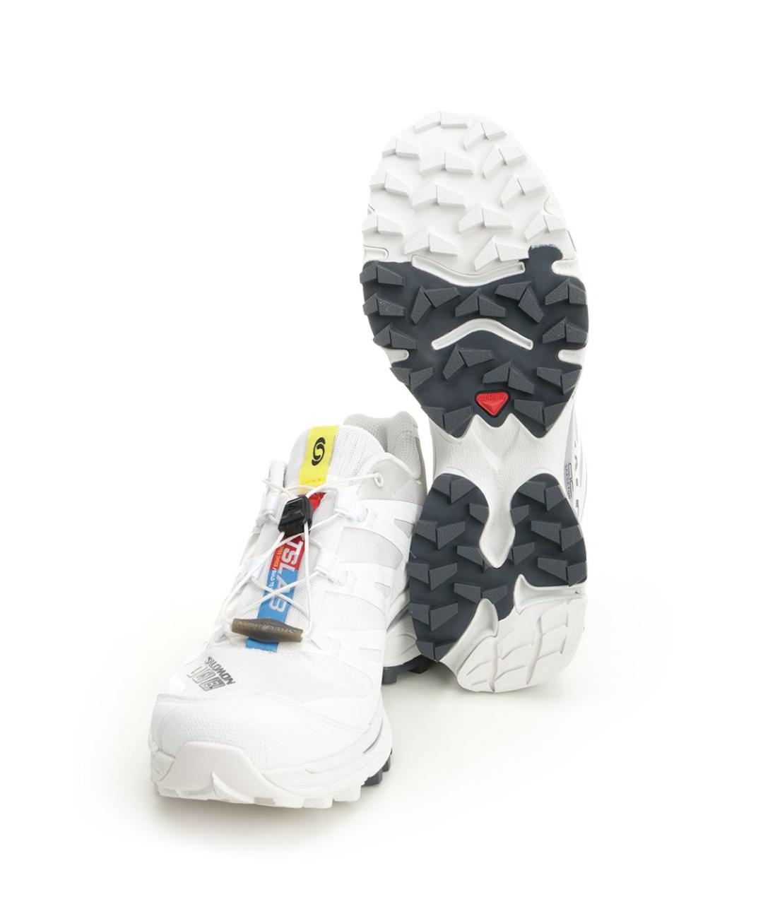 SALOMON Белые текстильные низкие кроссовки / кеды, фото 5