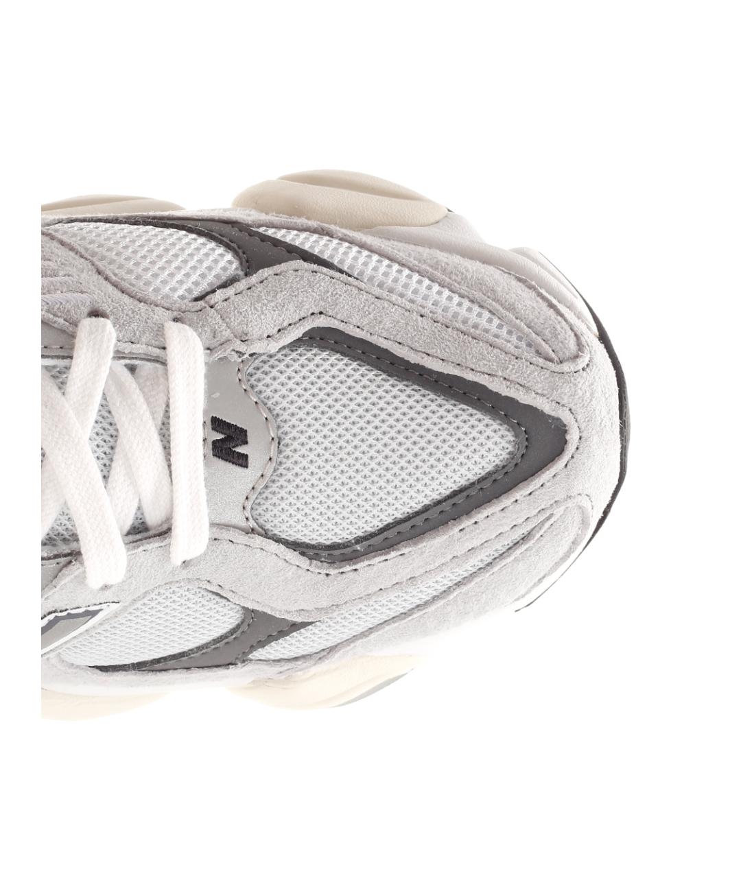 NEW BALANCE Серые замшевые низкие кроссовки / кеды, фото 4