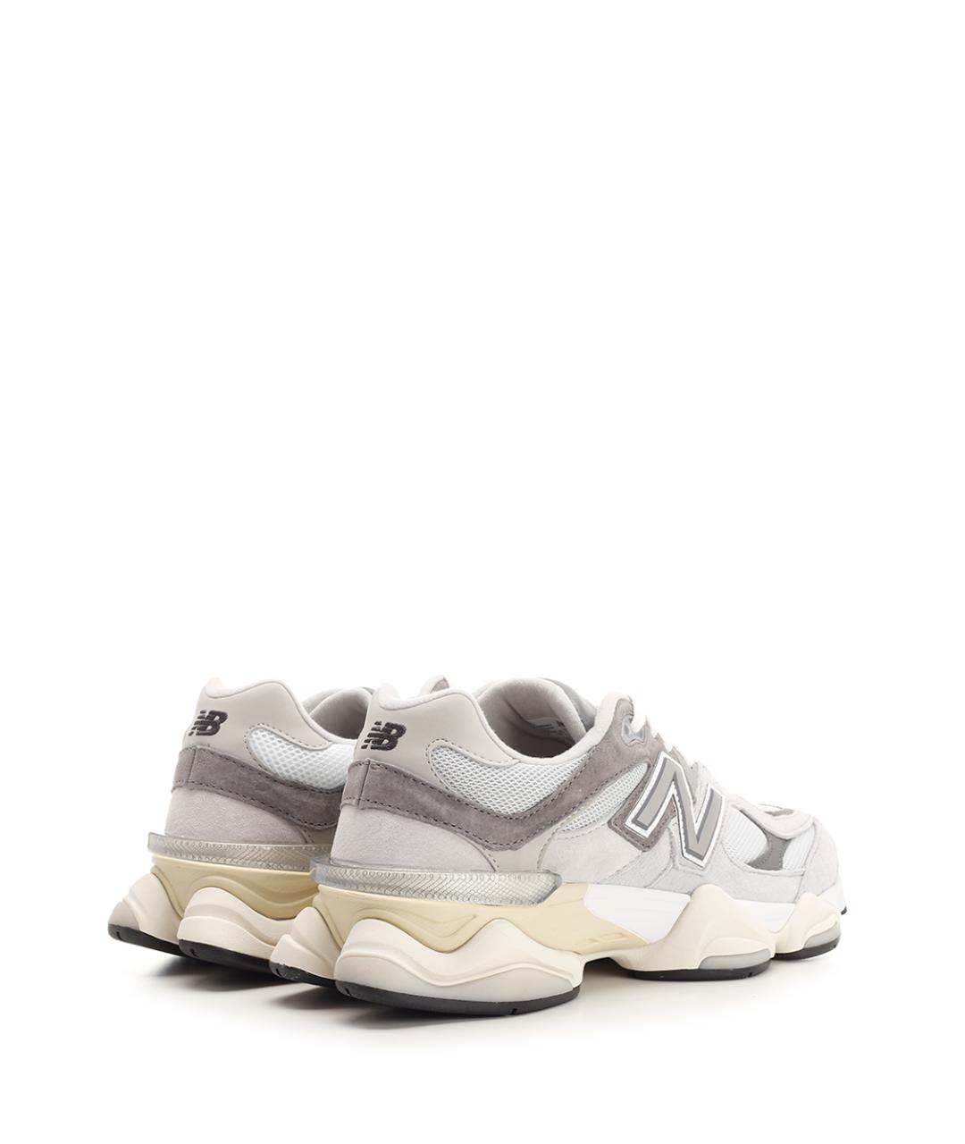 NEW BALANCE Серые замшевые низкие кроссовки / кеды, фото 3