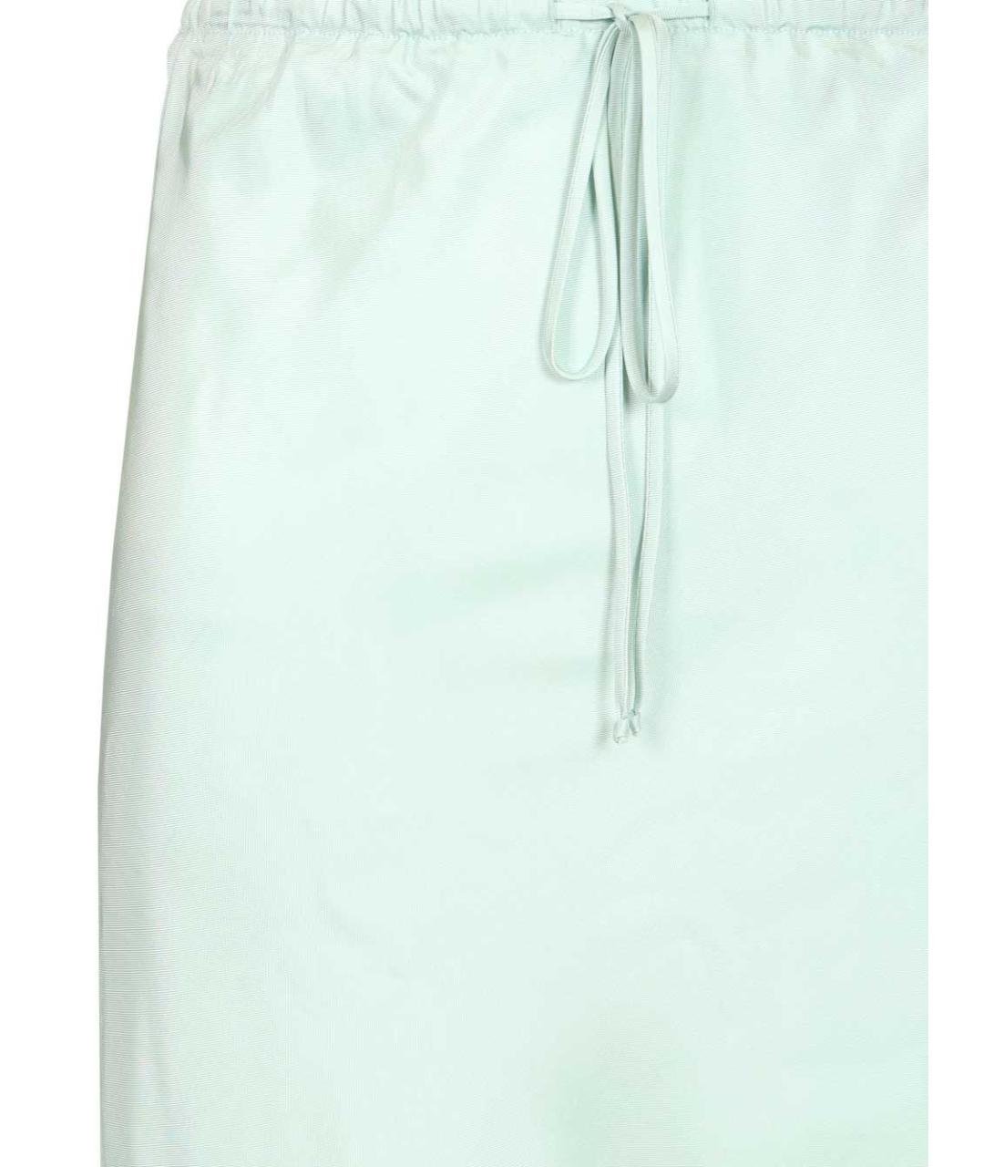 FORTE FORTE Голубая вискозная юбка миди, фото 4