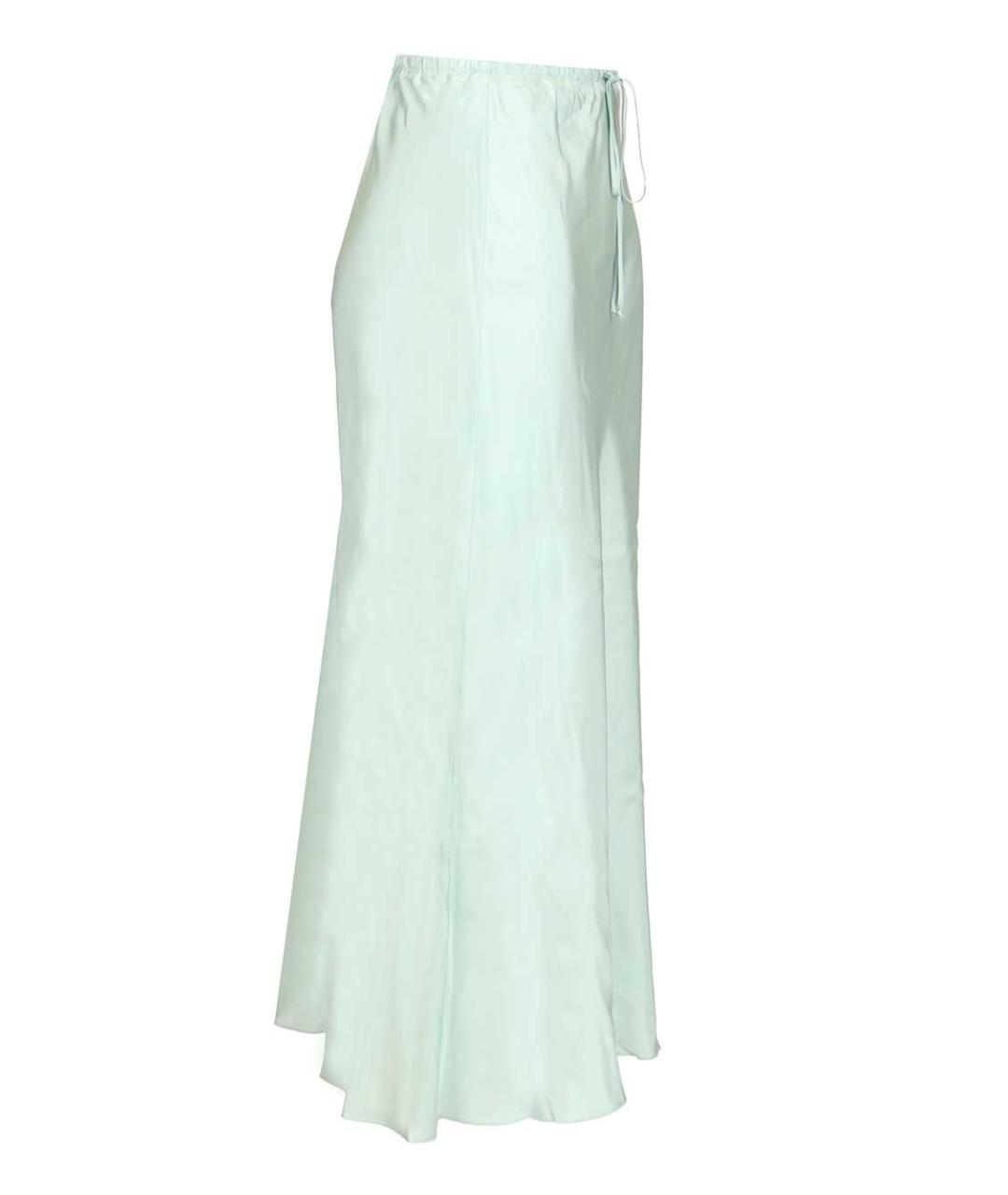 FORTE FORTE Голубая вискозная юбка миди, фото 3