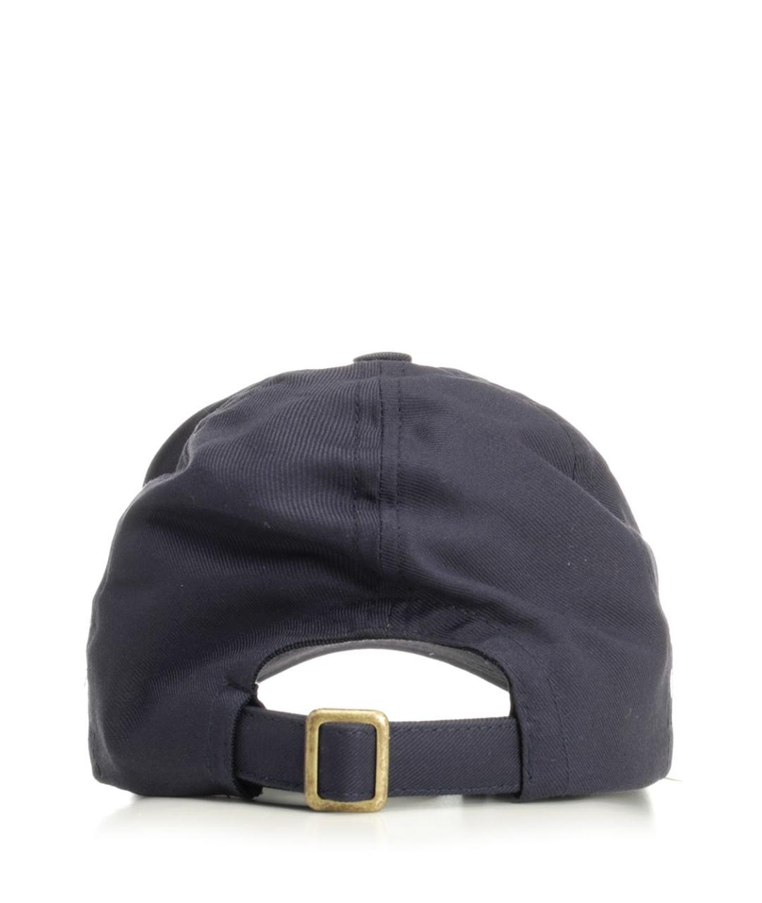 VIVIENNE WESTWOOD Темно-синяя хлопковая кепка/бейсболка, фото 3