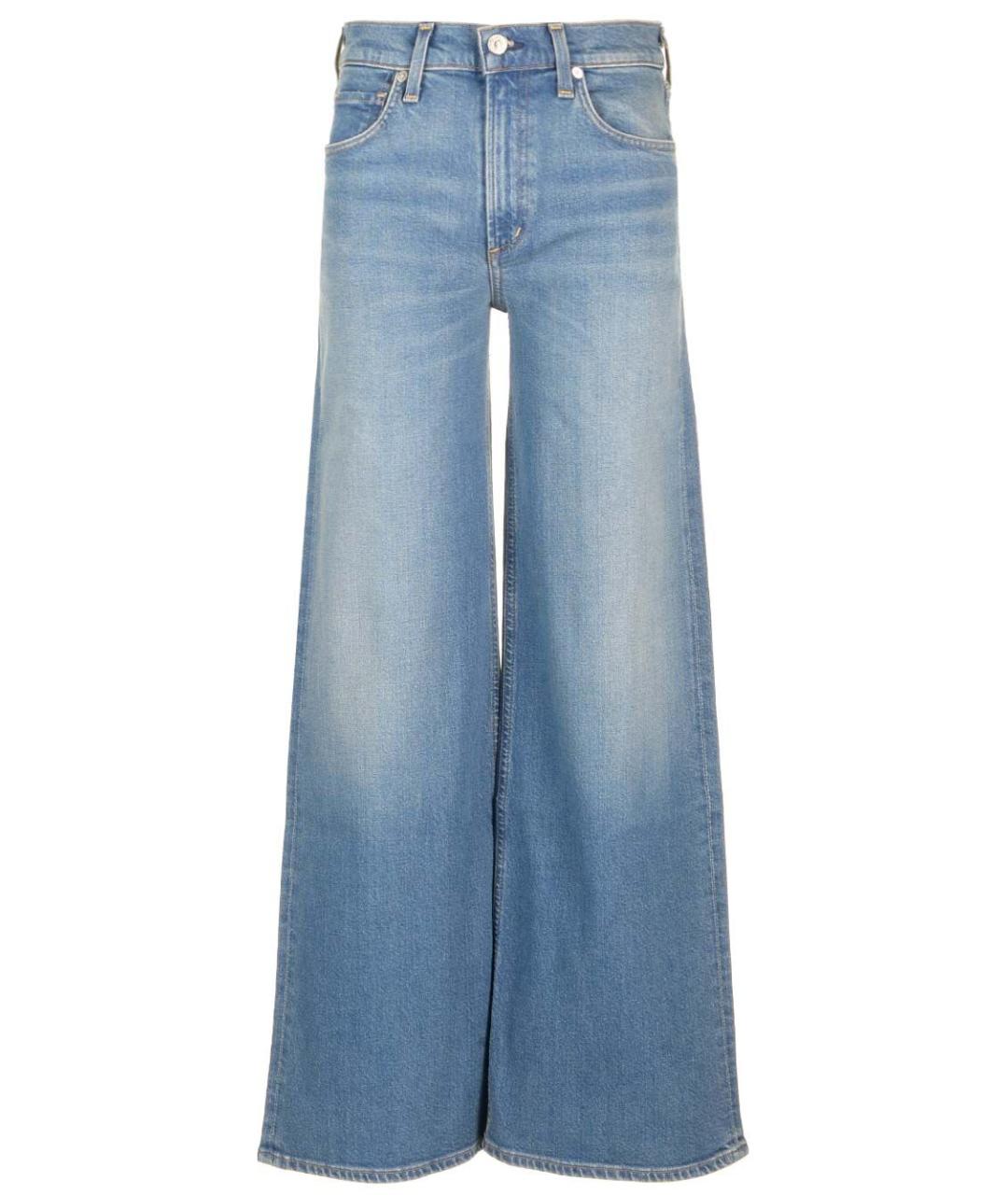 Citizien Of Humanity Синие хлопковые джинсы клеш, фото 1