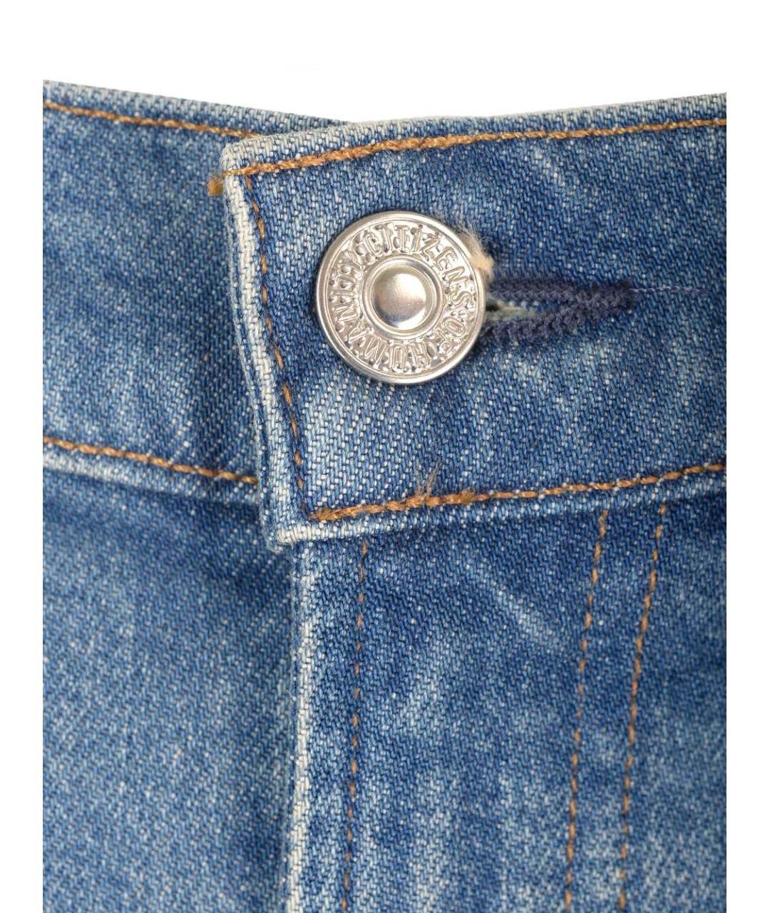 Citizien Of Humanity Синие хлопковые джинсы клеш, фото 3