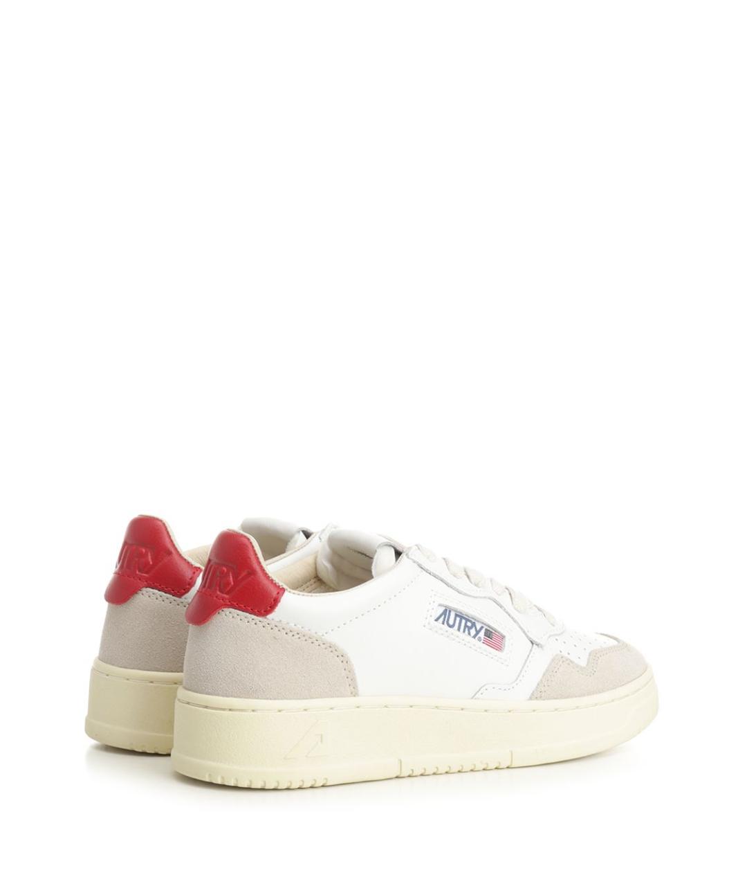AUTRY Белые кожаные кроссовки, фото 3