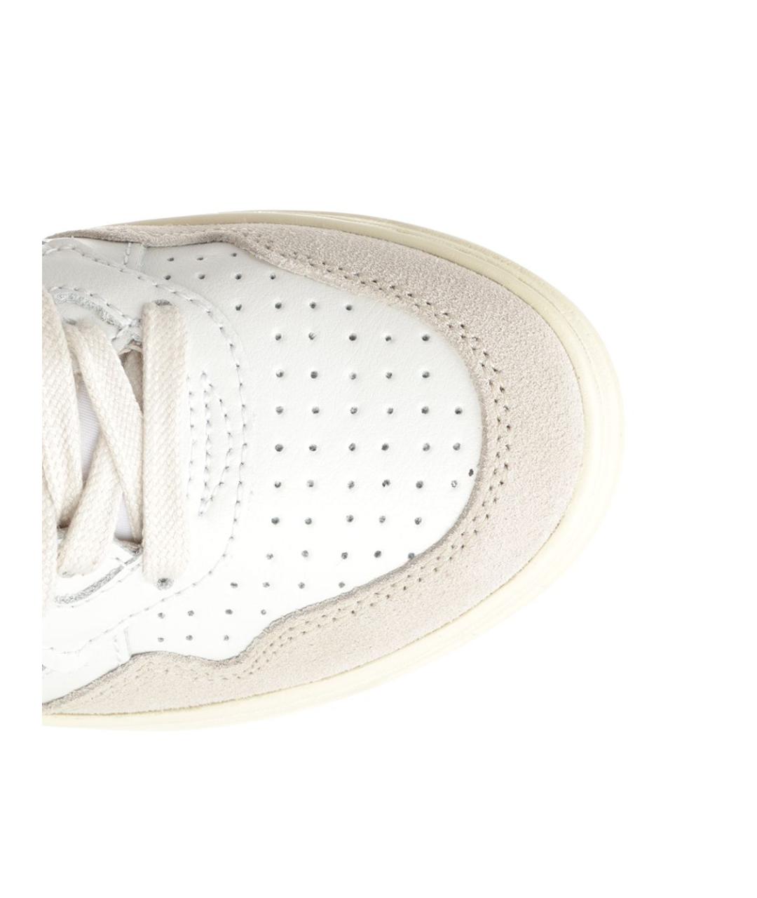 AUTRY Белые кожаные кроссовки, фото 4