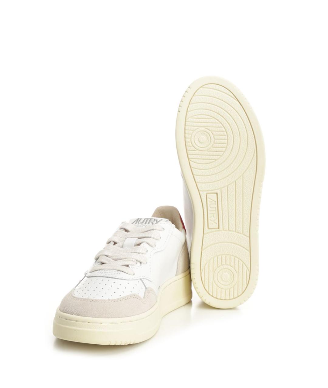 AUTRY Белые кожаные кроссовки, фото 5