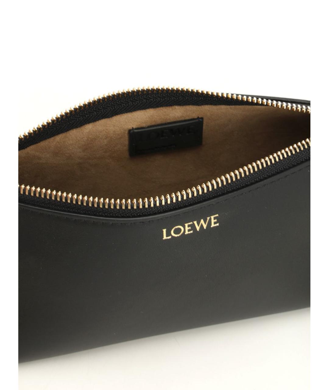 LOEWE Черная кожаная сумка через плечо, фото 4