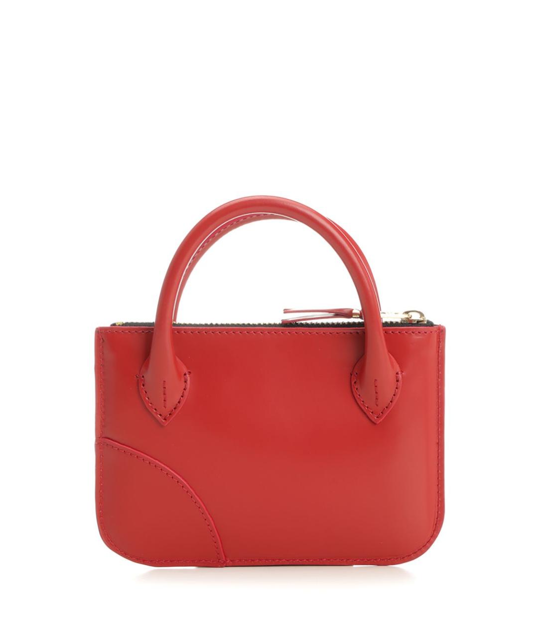 COMME DES GARÇONS WALLET Красный кожаный кошелек, фото 3