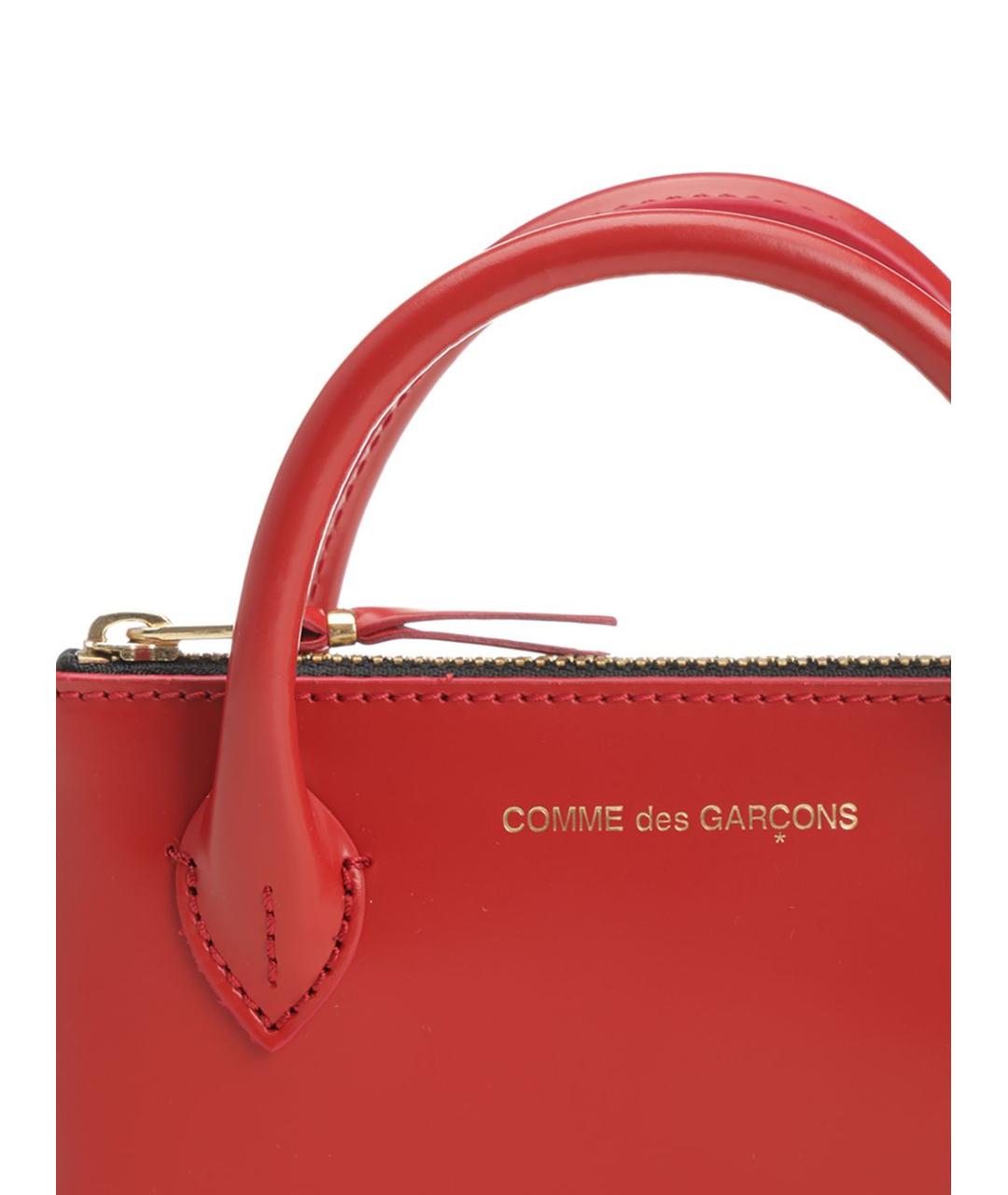 COMME DES GARÇONS WALLET Красный кожаный кошелек, фото 5