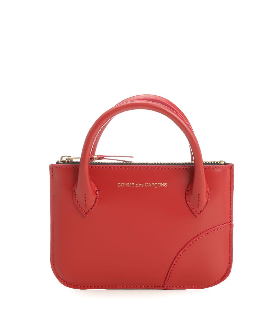 COMME DES GARÇONS WALLET Красный кожаный кошелек, фото 1