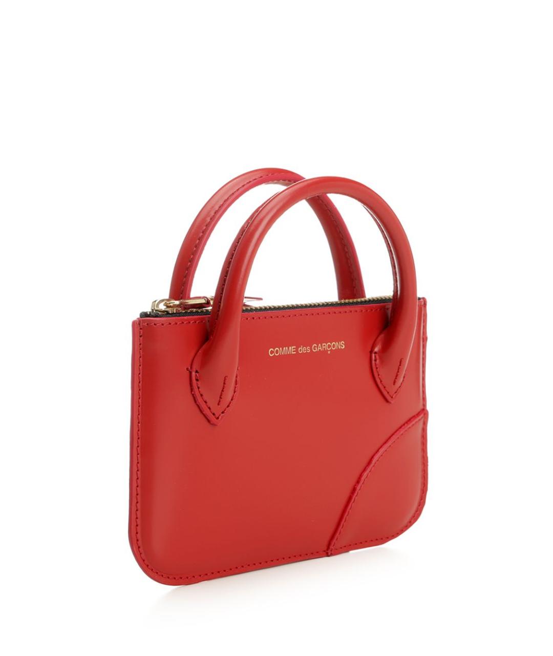 COMME DES GARÇONS WALLET Красный кожаный кошелек, фото 2