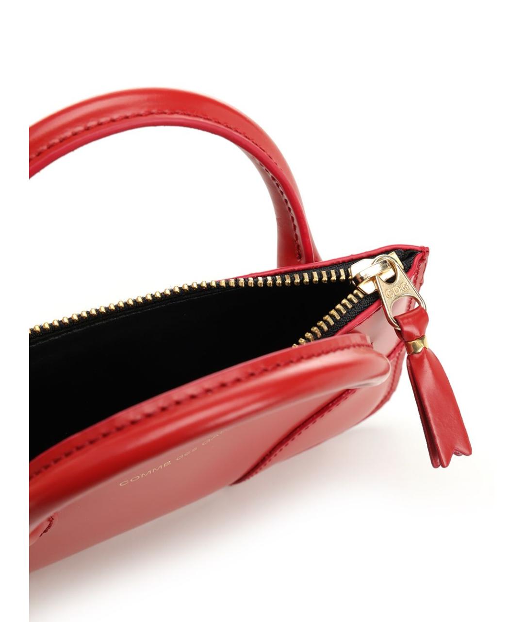 COMME DES GARÇONS WALLET Красный кожаный кошелек, фото 4
