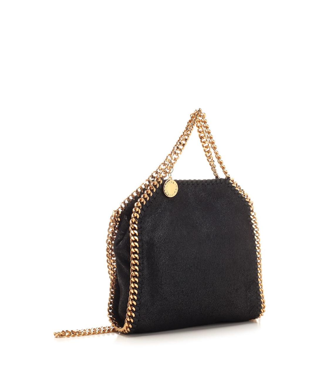 STELLA MCCARTNEY Черная сумка тоут из искусственной кожи, фото 2