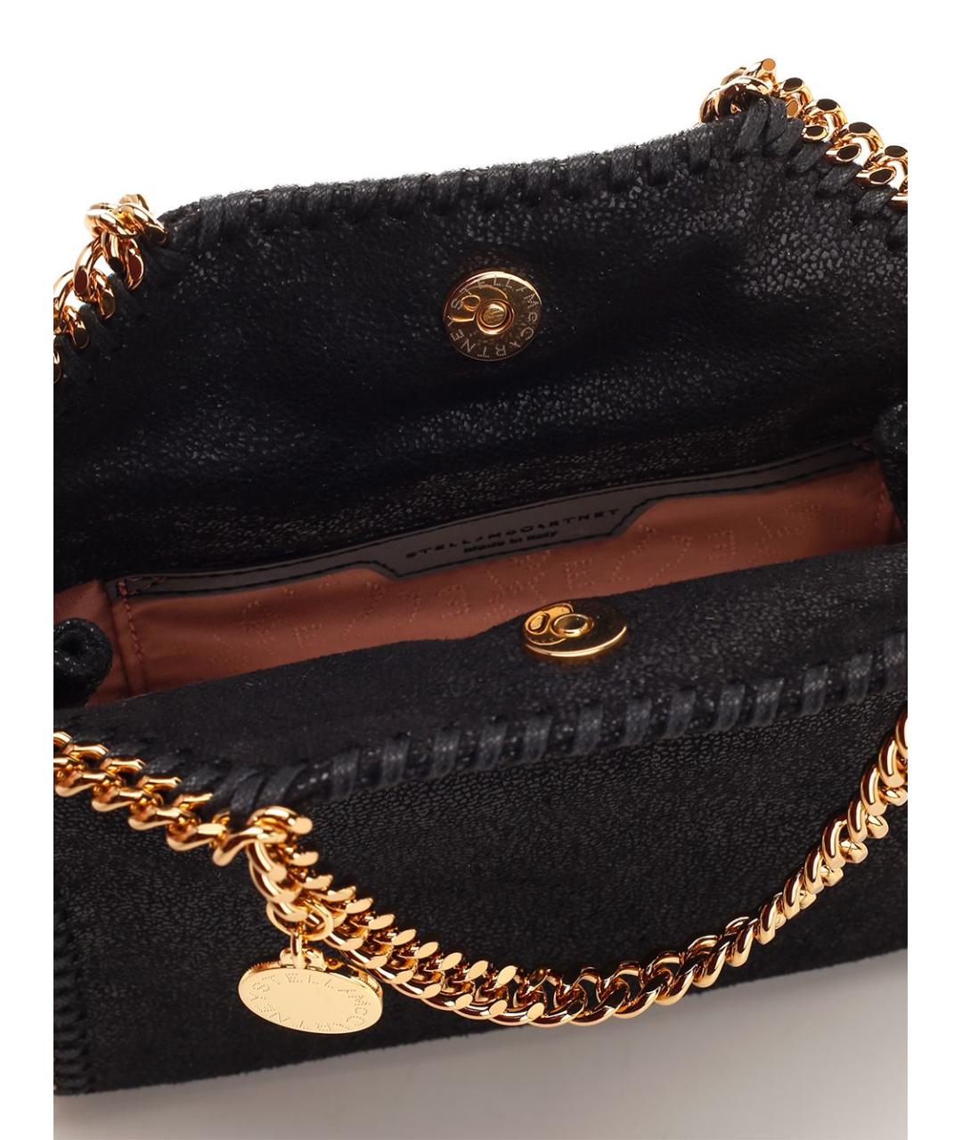 STELLA MCCARTNEY Черная сумка тоут из искусственной кожи, фото 4