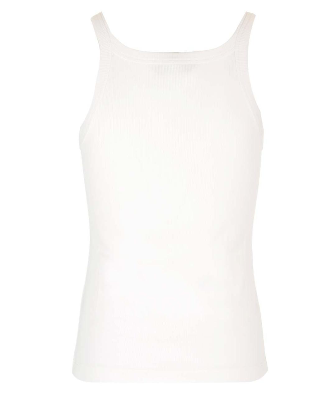 FENDI Белая хлопковая майка, фото 2