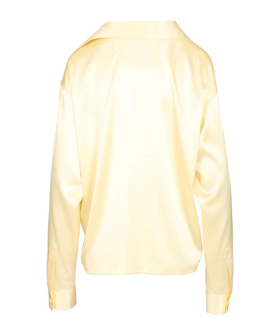TOM FORD Желтая шелковая рубашка, фото 2