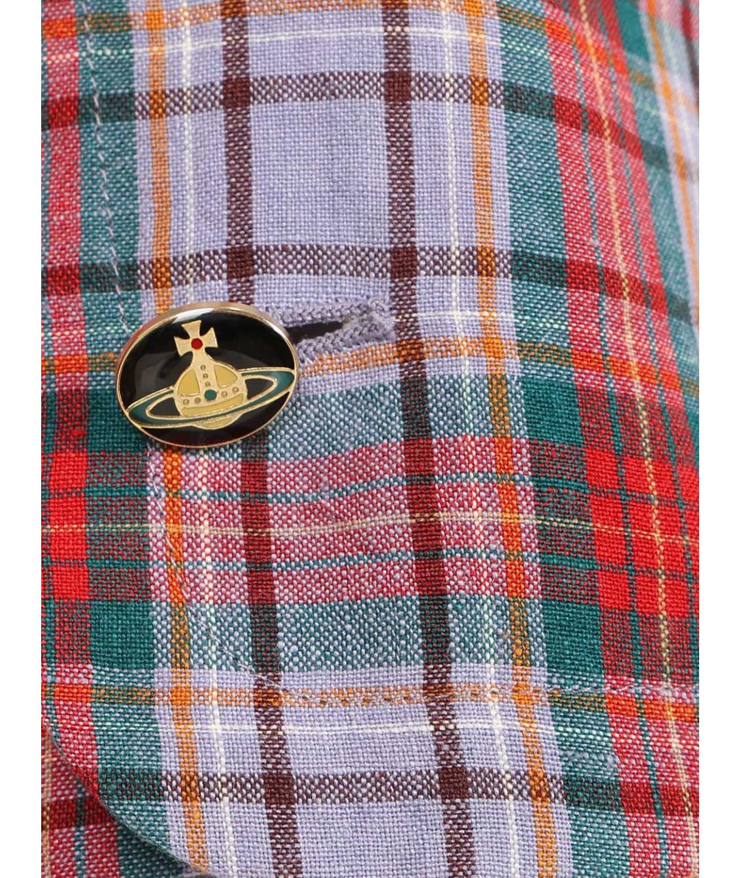 VIVIENNE WESTWOOD Мульти льняной жакет/пиджак, фото 5