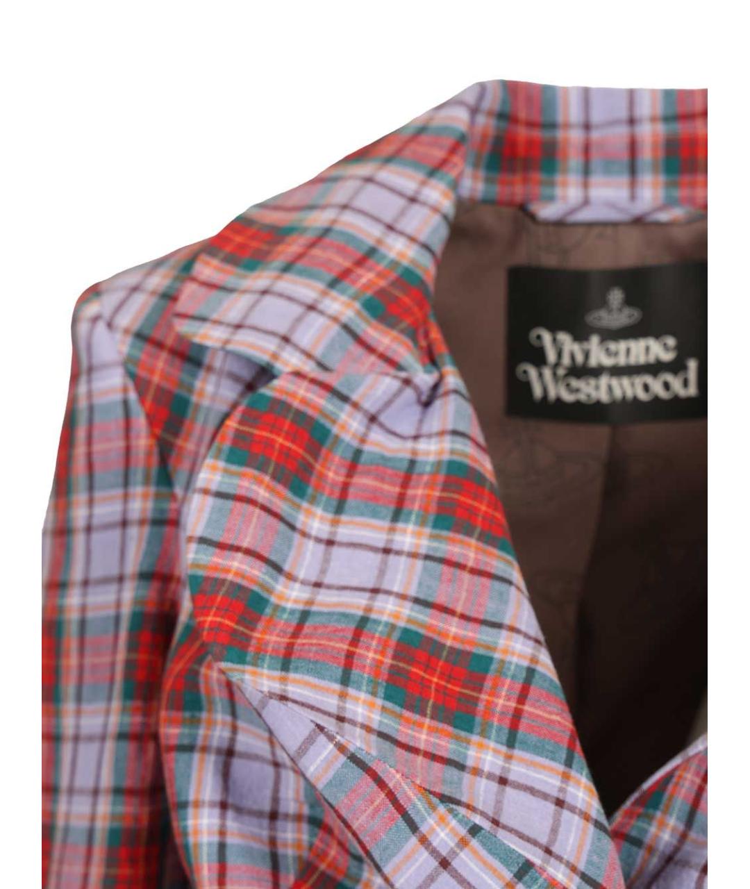 VIVIENNE WESTWOOD Мульти льняной жакет/пиджак, фото 4