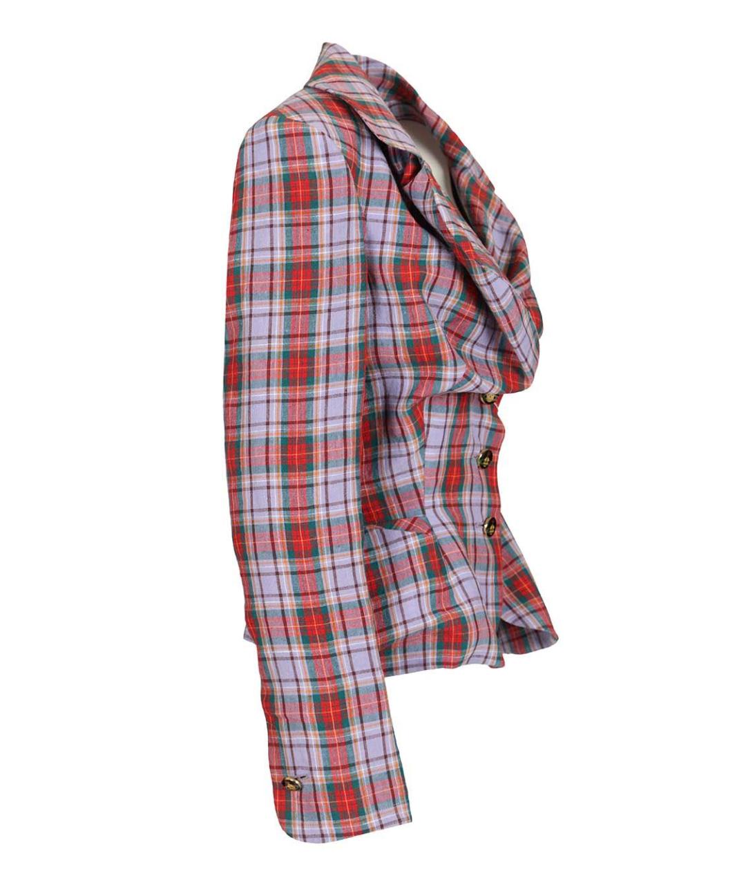 VIVIENNE WESTWOOD Мульти льняной жакет/пиджак, фото 3