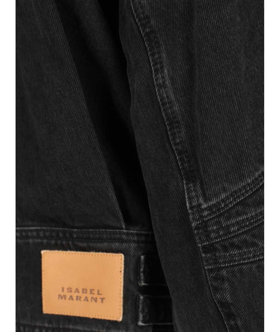 ISABEL MARANT ETOILE Черная деним куртка, фото 5