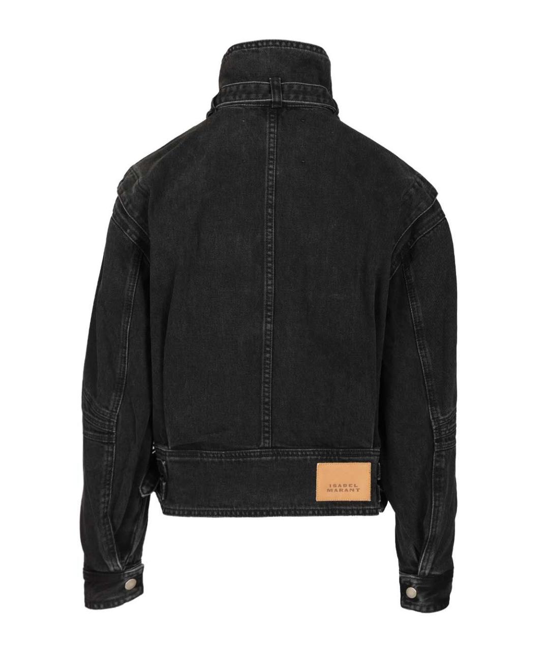 ISABEL MARANT ETOILE Черная деним куртка, фото 2